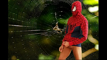 Preview 2 of Encoxada 002 - Cosplay Spider-man jerking