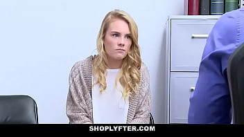 Preview 1 of Elsa Ann Costa - Blonde teen and stepmom gets fucked by security ( Kylie Kingston, Natalie Knight )