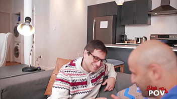 Preview 1 of College Girlsexvideos - Blow me POV - 3 Girls Sucking Two Big Cocks