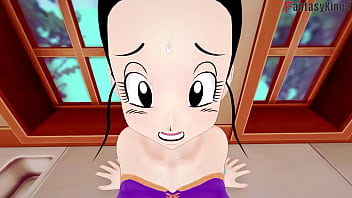 Preview 3 of Www Com Pinoy Scandal - Dragon Ball Z EX 3 | Part 2 | Chichi get stuck in the kitchen | Watch full 1hr movie on sheer or ptrn Fantasyking3