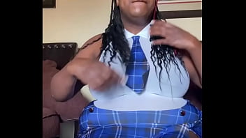 Preview 2 of Big Titts Like Big Dick - Naughty ebony mistress