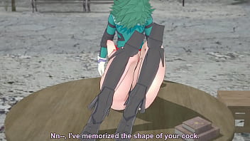 Preview 1 of Fucking Tryck - Midoriya Izuku(Deku) shows Tsutsumi Kaina(Redi Nagan) her new fad for seduction