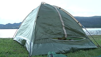 Preview 2 of Mnarfdlwr - Colombian Lesbian Sex at The Camp