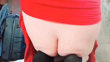 Preview 4 of People Sexi - Sissy MTF Hot Slut Two Horny Dresses Performing White Twink Princess Crossdresser Kitty