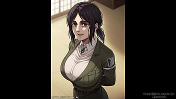 Preview 2 of Casauxlvy - on Titan - Pieck Finger Slideshow - Shingeki Kyojin Hentai Compilation