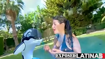 Preview 2 of Guall - exposedlatinas - Latina brunette fucked in the ass outdoors