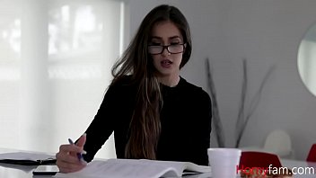 Preview 1 of Pokstine - Nerd Stepsister Comes To My Rescue- Sofie Reyez