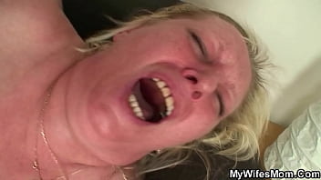 Preview 4 of Sex Husband Dan Wife - Big tits mother girlfriend seduces him into taboo sex