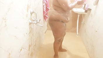 Preview 3 of Arrielle Farrera - Indian hyderabad aunty taking  shower