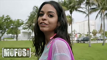 Preview 1 of Bradhersister - POV Sensual Outdoor Fucking With All Natural Brunette Beauty (Vienna Black) - Mofos