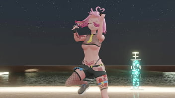 Preview 2 of Partying Jerking Off Cum Pnp - [MMD] STRIP TEASE | aespa - Spicy