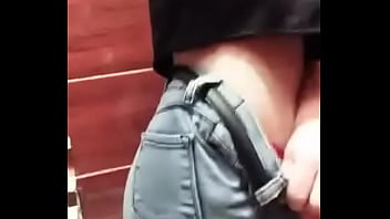 Preview 1 of Boyxxx2018 - Mala trlja pickicu u javnosti / girl public masturbation in restaurant