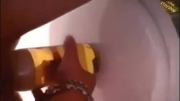 Preview 1 of Motherfuck Her Daughter - Hot Half Filled Bottle Beer In Pussy