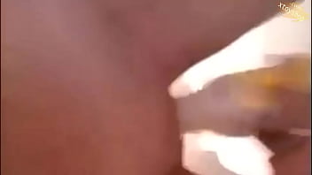 Preview 4 of Motherfuck Her Daughter - Hot Half Filled Bottle Beer In Pussy