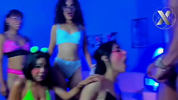 Preview 1 of Sexpictures Of Granny - Deep blowjob interracial party... Black vs white
