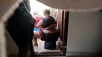 Preview 2 of Sauna Katomi - Young boy jerking dick infront of Andhra maid Swathy