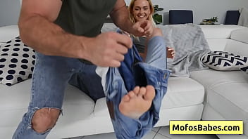 Preview 1 of Wwwdesy Fuked Video Kingcom - Blonde teen slutty girl sucking huge and thick white dick - Joey White,  JMac