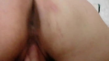 Preview 1 of Tugs A Hard Cock - After fucking with her boyfriend,  she let her stepfather fuck her at night.