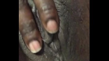 Preview 1 of Monster Boobs Rare Video - Black pussy played with