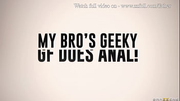 Preview 4 of Deep Cock Gay - My Bro&acirc_&euro_&trade_s Geeky GF Does Anal! - Theodora Day / Brazzers  / stream full from www.zzfull.com/father