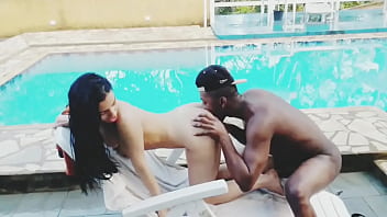 Preview 1 of Female Copes Xxx - fudendo to my niece inside the pool