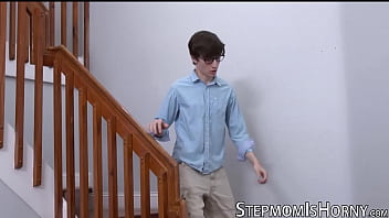 Preview 1 of Indian Interview Sex - Helena Price rammed by nerdy stepson and blowjob