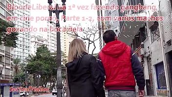 Preview 1 of Servant Oner Xxx - Trailer. BlondeLiberal na sua 1&ordf_ vez fazendo gangbang em cine porn&ocirc_,  Parte 1-2,  com varios machos gozando na boca dela