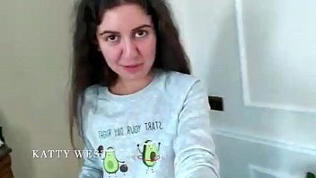 Preview 2 of Latina Annie Bottle Play - a young neighbor 18 yo came for salt and got a blowjob wife caught husband cheating on the balcony