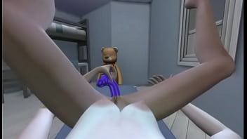 Preview 3 of Anal Domina - me masturbando (The Sims 4)