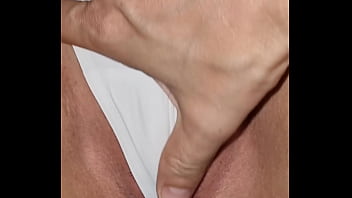 Preview 1 of Sani Bali - Hiden behind her gorgeous cameltoe I found her tiny clit I play with till she cums