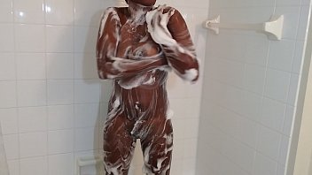 Preview 4 of Nude Justaudrey - Watch me lather up in the shower