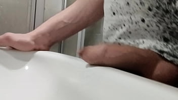 Preview 1 of Bhojip Sexx Video Hd - Rubbing my dick on the sink until I cum