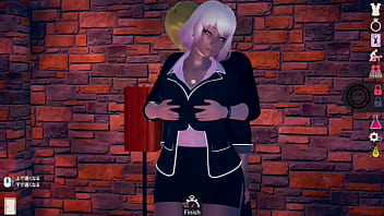 Preview 2 of Anuty Big Boob - 【性格自分勝手でわがまま】 AI〇女プレイ動画(金髪爆乳黒ギャルOL編)無人島生活系リアル3DCGエロゲー ム【ヘンタイゲーム】