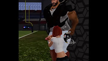 Preview 3 of Hour A Pk - hunky football player cam heyward gets some sidelines relief from fan
