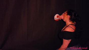 Preview 2 of Real Famil Amateur - Hotwife Sarah - Private Gloryhole Party