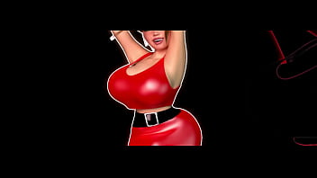 Preview 2 of She Likes To Ride - Mary Wishing You A Happy Holiday! Futanari Dancing Around!