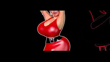 Preview 3 of She Likes To Ride - Mary Wishing You A Happy Holiday! Futanari Dancing Around!