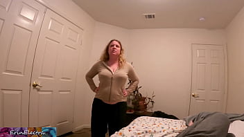 Preview 1 of Sunny Leone Losing Her Virginity - Stepson gets his dick off in the morning and puts it in his stepmom