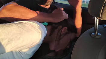 Preview 2 of Jada Fire Three Some - Very horny Brazilian beauty,  Debora ANDRADE fucks at the beach,  in the Uber and home (Anal,  DP,  real multiple orgasm,  public sex,  beach,  3on1) OB149