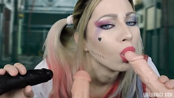 Preview 2 of Japanese Lesbian Slow Kissing - HARLEY QUINN XXX PARODY trailer