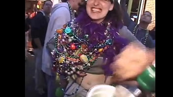 Preview 2 of Digital Diaries - Mardi Gras sexy nipple lick on cute girl