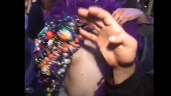 Preview 3 of Digital Diaries - Mardi Gras sexy nipple lick on cute girl