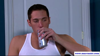 Preview 1 of Jav Troyka - Snoozing straight jock woken by blowjob