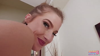 Preview 1 of Transexual Violando Mujer - Big Boobs Sexy Strawberry Blonde Octavia Red Interracial Sex