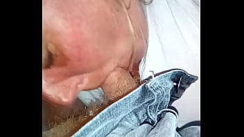 Preview 2 of Two Old Men Fuck Small - Dirty slut sucks cock