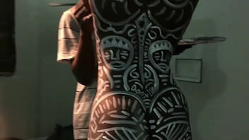 Preview 2 of Bunda Hot Anal - Body art