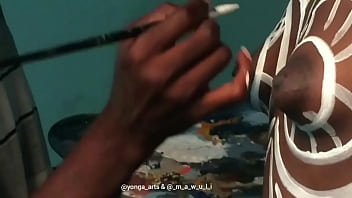 Preview 1 of Bunda Hot Anal - Body art