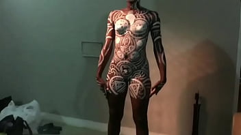 Preview 4 of Bunda Hot Anal - Body art