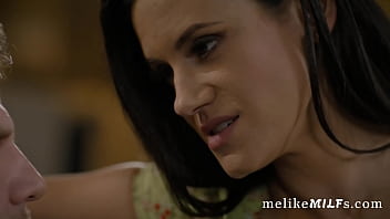 Preview 1 of Mix Game - Horny big tit milf get her juicy tight pussy banged sideways by huge dick - Penny Barber,  Vince Karter