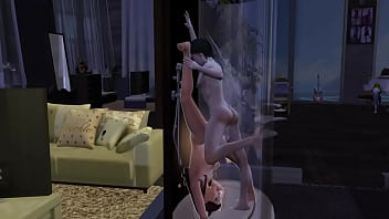 Preview 4 of Mandy Flores Gambling Housewife - Утренний секс в душевой кабине